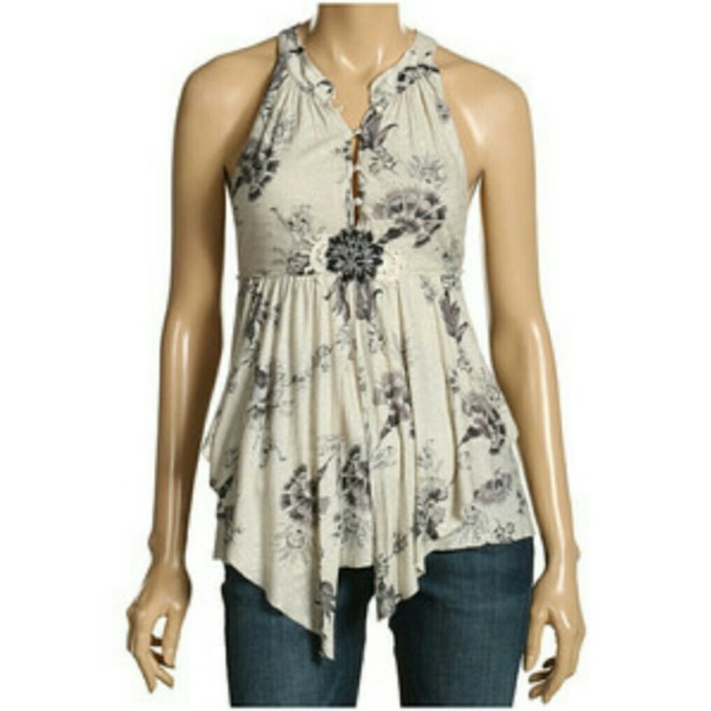 Free People halter top with back tie (Size Sm)